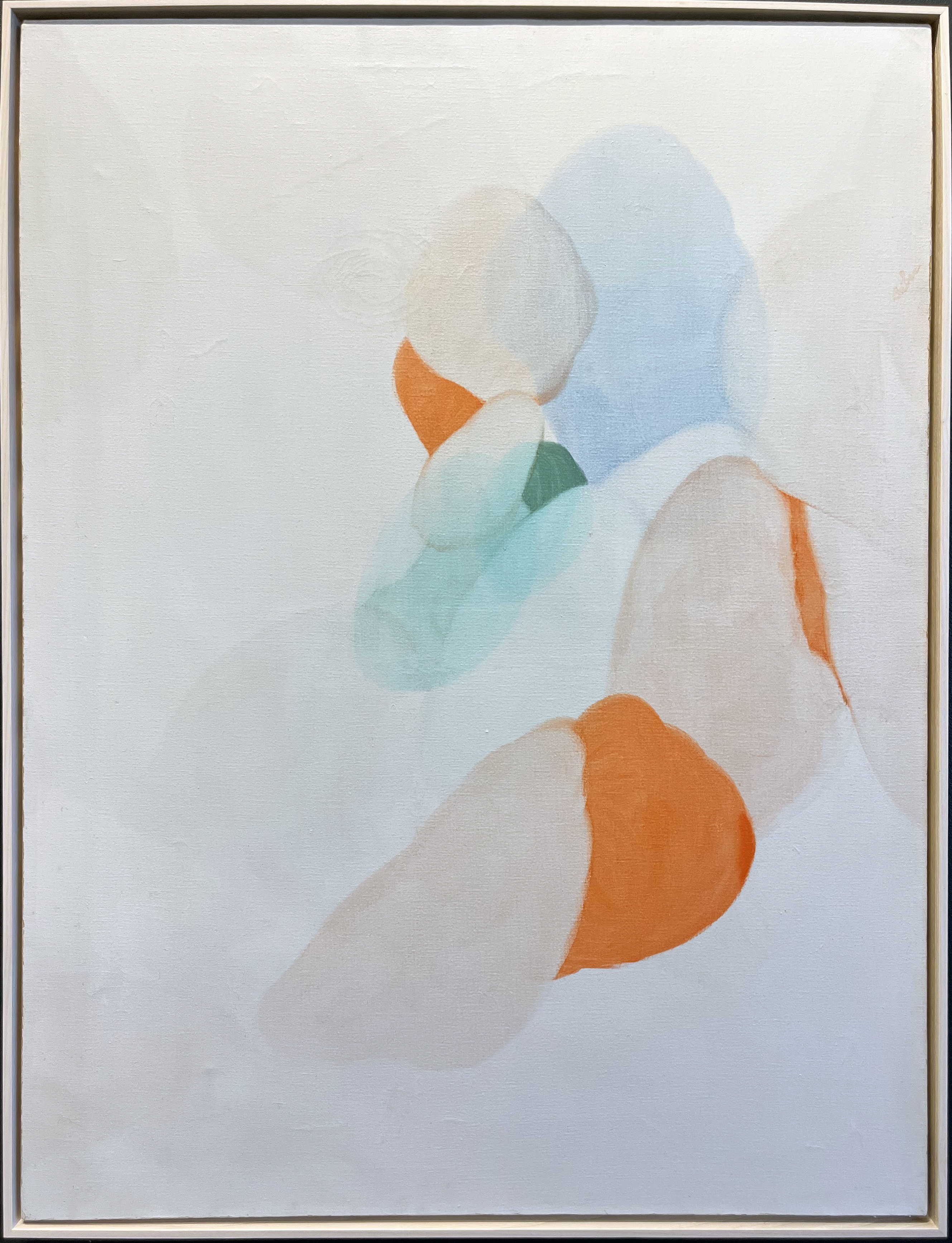 PINK SHADOW OF THE HERMIT, oil on canvas, 40 x 30 inches