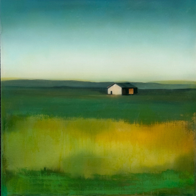 SINKING INTO THE EARTH PULSE, 30 x 30 inches