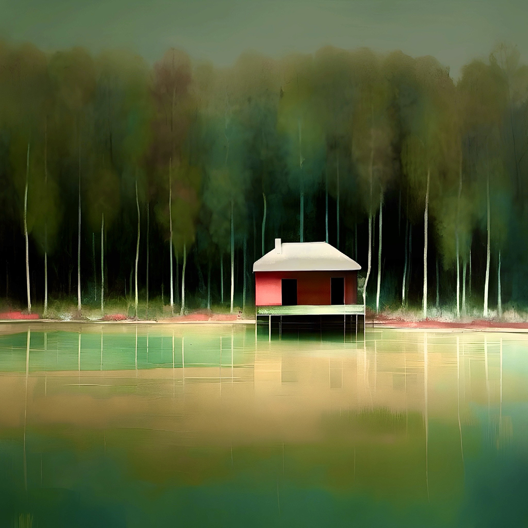 WHERE LONGING COMES TO REST, 30 x 30 inches
