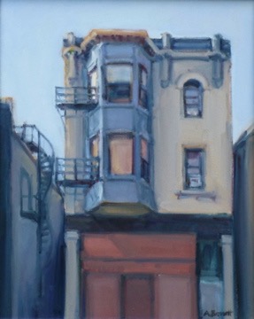 Centered/North Belmont, oil on canvas, 20 x 16 IN