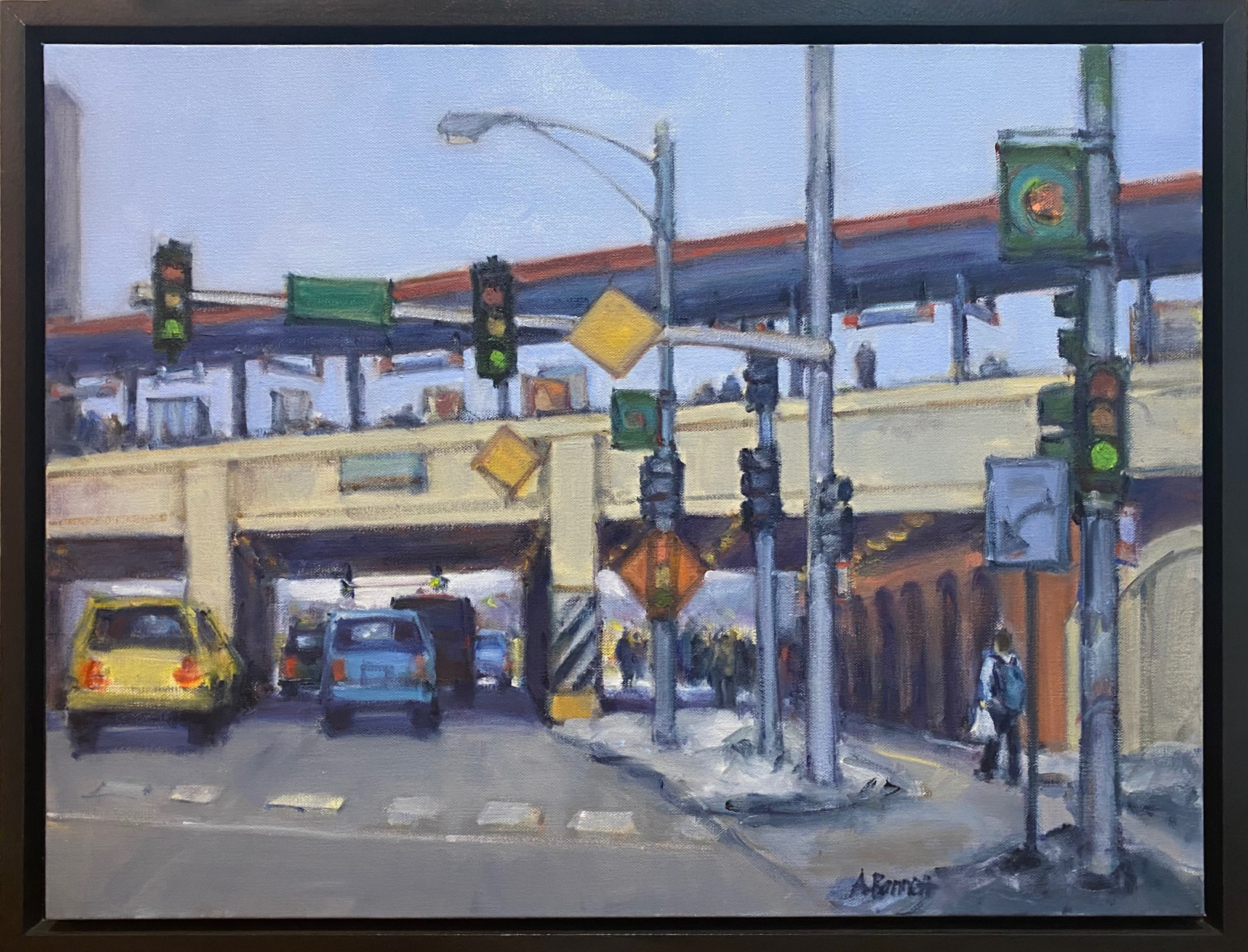 Rogers Park/ Loyola,  oil on canvas, 18 x 24 IN