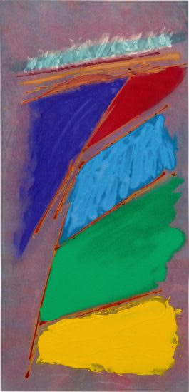 NARBONA, 1988, acrylic on canvas, 52 x 26 inches