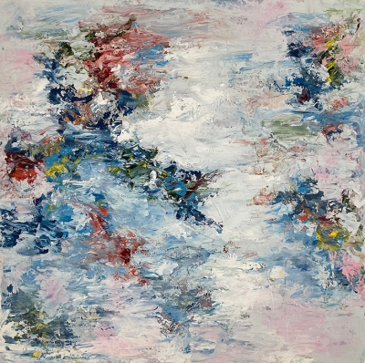 ALCHEMY 12-9, oil on canvas, 30 x 30 inches