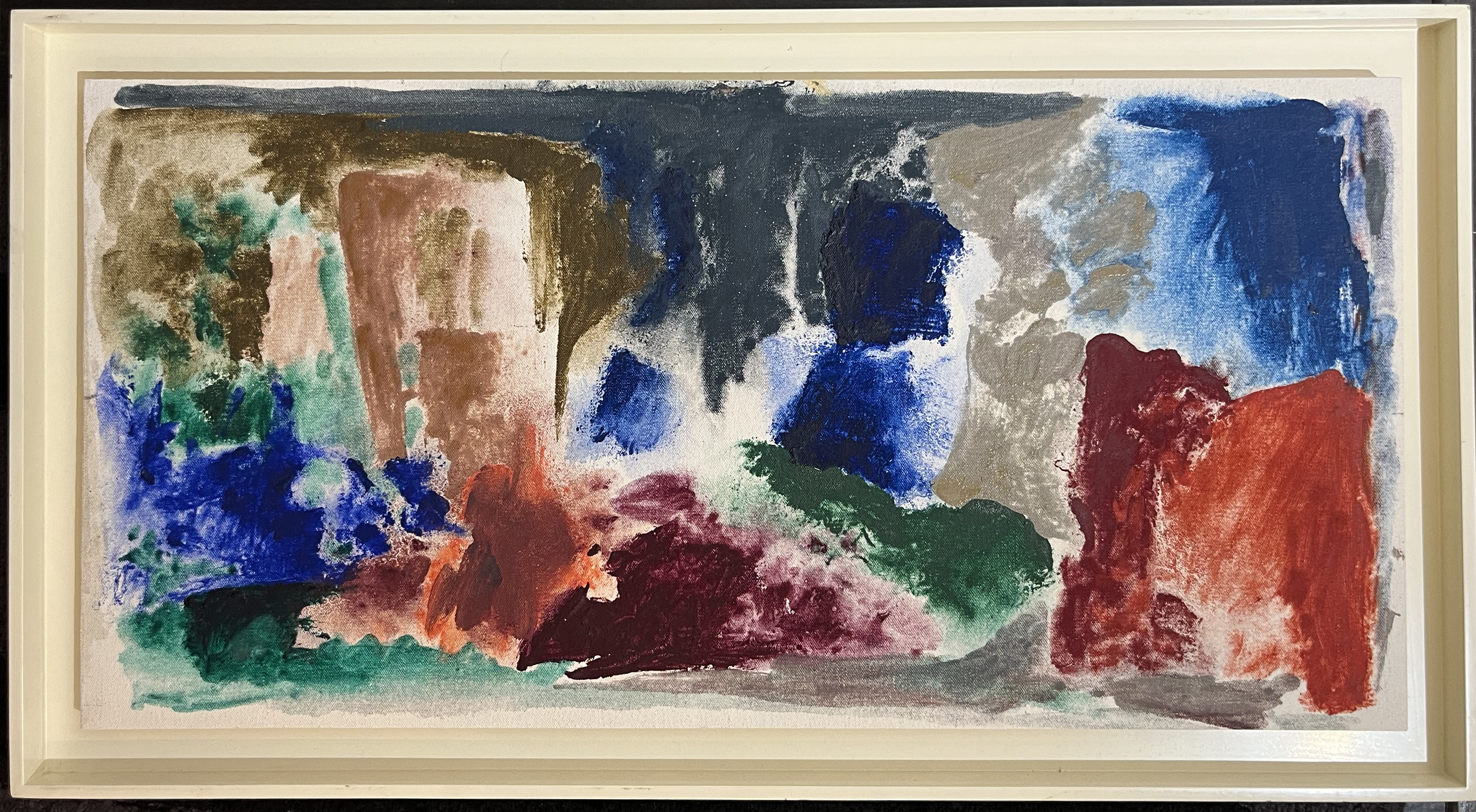 UNTITLED, 1975, acrylic on canvas, 15 x 30 inches