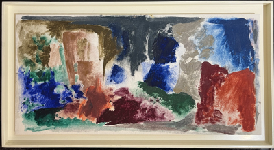 UNTITLED, 1975, acrylic on canvas, 15 x 30 inches