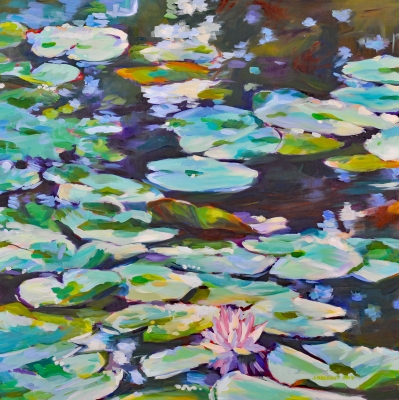 WATER LILY 36 x 36 IN