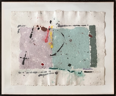 UNTITLED, mixed media on paper, 28x34.5 IN, 1989