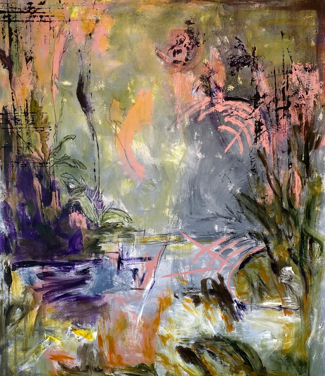 SPRING CREEKS FANTASY, 58"x48"