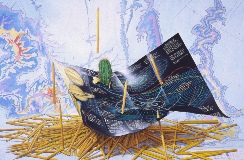 BEYOND THE BEYOND, oil on canvas, 24 x 36 inches