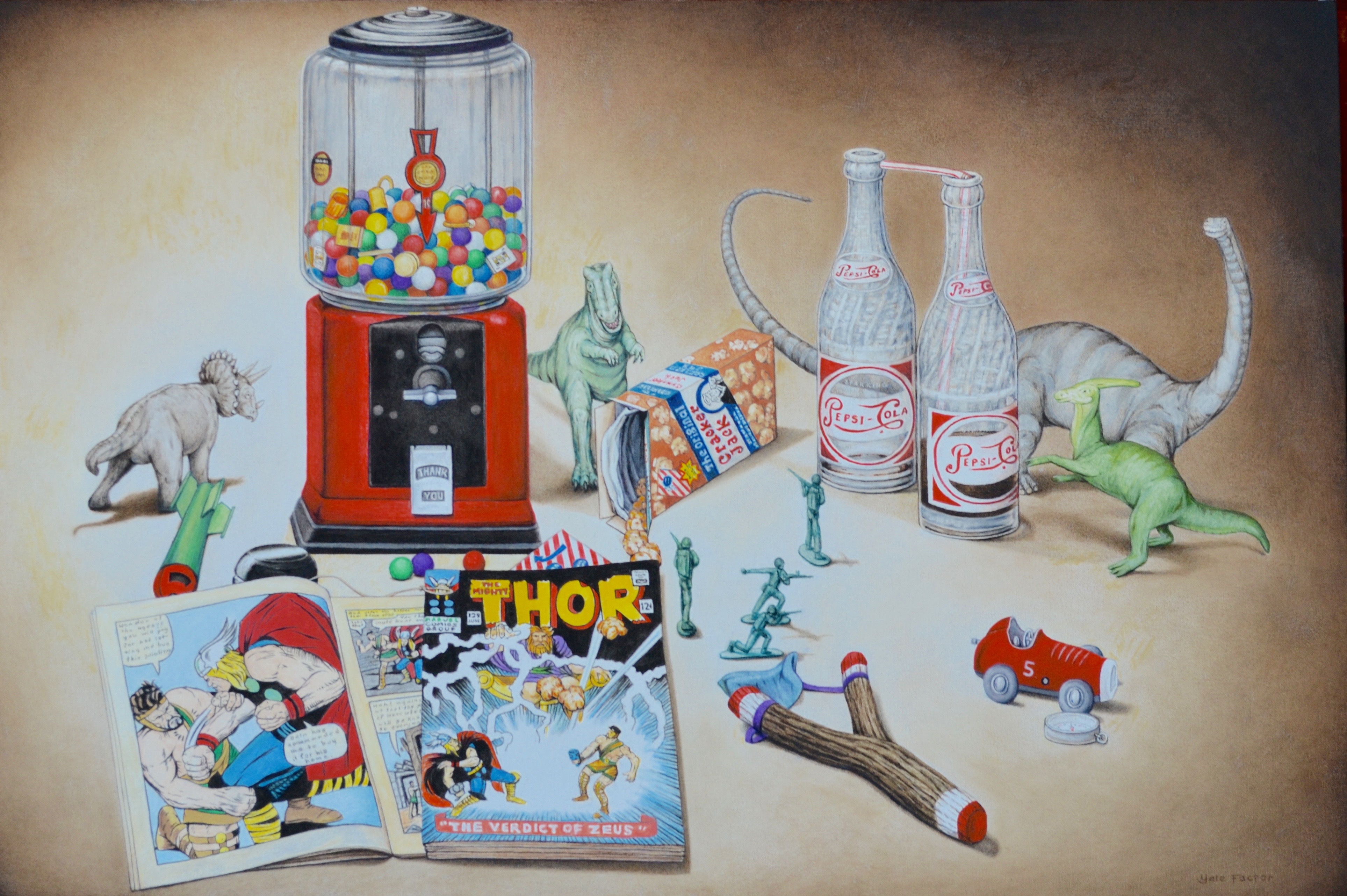 A BOYS LIFE, oil on canvas, 24 x 36 inches