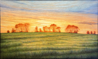 DEKALB, oil on canva, 36 x 60 inches